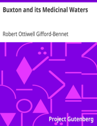 Buxton and its Medicinal Waters