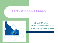 Hukum Dasar Kimia